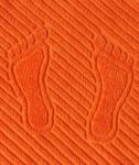 Полотенце для ног Туркмения 700г оранжевый
