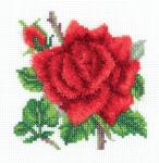 "Klart" набор для вышивания 8-351   "Красная роза"