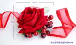 Браслет Алая роза GF004