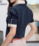 Рубашка женская с коротким рукавом 36