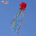 DE 0439 Воздушный змей «ОСЬМИНОГ» красный (Kite octopus red)