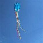 DE 0437 Воздушный змей «ОСЬМИНОГ» голубой (Kite octopus blue)
