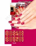 KZ 0381 Арт-пленка для дизайна ногтей «ШОТЛАНДКА» (Nail Polish Wraps ZX1932)