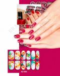 KZ 0382 Арт-пленка для дизайна ногтей «АКВАРЕЛЬ» (Nail Polish Wraps ZX869)