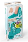 KZ 0483 Маска-носки увлажняющие гелевые многоразового использования, бирюзовые (Moisturizing gel mask-socks multiple use)