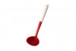 0234 GIPFEL Половник LOLLIPOP 28,5см. Цвет: красный с белой ручкой. Материал: силикон FDA, нейлон, пластик.