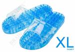 KZ 0379 Тапочки массажные из силикона XL (28см) Massage slippers size XL, blue color