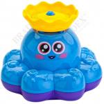 DE 0225 Игрушка детская для ванны «ФОНТАН-ОСЬМИНОЖКА» голубой ELECTRIC WATER SPRAY SMALL OCTOPUS