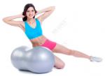 SF 0171 Мяч для фитнеса «ФИТБОЛ-АРАХИС» Fitness Ball Peanut