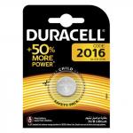 Батарейка DURACELL CR2016, Lithium, 1шт, в блистере, 3В (шк5980)