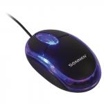 Мышь проводная SONNEN М-204, USB, 1000dpi, 2 кнопки+колесо-кнопка,оптическая,подсветка,черная,512632