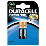 Батарейки DURACELL TurboMax, AAA (LR03, 24А), алкалиновые, КОМПЛЕКТ 2 шт, в блистере, (ш/к 9213)