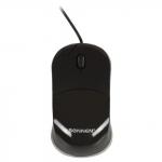 Мышь проводная SONNEN М-2241Bk, USB, 1000dpi, 2 кнопки+1 колесо-кнопка, оптическая, черная, 512633