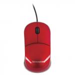 Мышь проводная SONNEN М-2241R, USB, 1000dpi, 2 кнопки+1 колесо-кнопка, оптическая, красная, 512635