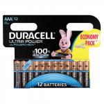 Батарейки DURACELL Ultra Power, AAA (LR03, 24А), алкалиновые, КОМПЛЕКТ 12 шт, в блистере, (ш/к 4218)