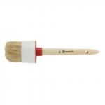 Кисть круглая №18(60мм), натуральная щетина, деревянная ручка, MATRIX, масляные краски, лаки, 82088