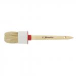 Кисть круглая №14(50мм), натуральная щетина, деревянная ручка, MATRIX, масляные краски, лаки, 82084