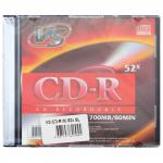 Диск CD-R VS 700Mb 52x Slim Case VSCDRSL01 (ш/к - 20038)