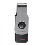 Флэш-диск 16GB KINGSTON DataTraveler SWIVL USB 3.0, черный/серебристый, DTSWIVL/16GB
