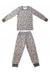 Пижама для мальчика из набивного трикотажа (рис. ассорти)