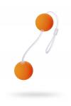 Вагинальные шарики Sexus Funny Five, ABS пластик, Оранжевый, D 3 см