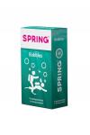 Презервативы Spring Bubbles, с точечной поверхностью, латекс, 19,5 см, 9 шт