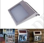 TD 0474 Указатель номера дома с подсветкой и солнечной батареей «МОЙ ДОМ» (Solar Powered House Numbers)