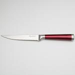 AK-2080/G Столовый нож из нерж стали с красной ручкой "Burgundy" 4,5" (11,43 см) (120/12)