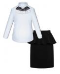 Школьный комплект для девочки с белой блузкой и длинной юбкой Арт. 8111-78991