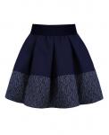 Синяя школьная юбка для девочки Арт.83373