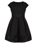 Черное платье для девочки  Арт.83234