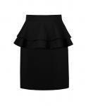 Школьная черная юбка для девочки Арт.82181