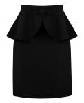 Чёрная школьная юбка для девочки Арт.82381