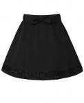 Чёрная школьная юбка для девочки Арт.60021