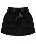 Черная школьная юбка для девочки Арт.80271