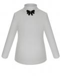 Светло-серая школьная блузка для девочки  Арт.83782