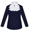 Синяя школьная блузка для девочки Арт.83042