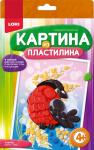 Пз/Пл-002 Картина из пластилина "Снегирь"