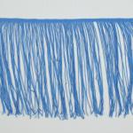 Тесьма декоративная «Бахрома», 20 см, 5±1м, цвет голубой