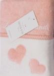 Махровое полотенце MONIQUE HEARTS 85x150