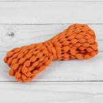Шнур для плетения декоративный, d = 5 мм, 5±1 м, цвет оранжевый, № 105