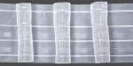 Лента шторная 100мм YELDA сборка: карандаш арт.C 610 M цв. прозрачный рул. 50м