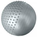 HKGB801-1-PP Мяч гимн.массажный 55 см (серебро в пакете)