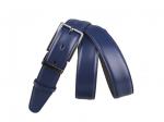 Кожаный синий мужской классический ремень DK30-03