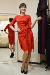 Красное деловое платье Jdf3509