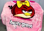 Плед Angry Birds №01, розовый, 160*220 см (tg-3004-01)