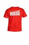 Футболка из хлопка - RUSSIA sport | красный