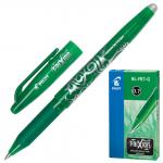 Ручка стираемая гелевая с грипом PILOT Frixion, ЗЕЛЕНАЯ, корпус зеленый, 0,7мм, линия 0,35мм,BL-FR-7