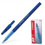Ручка шариковая STABILO Liner, СИНЯЯ, корпус синий, узел 0,7мм, линия письма 0,3мм, 808/41