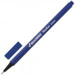 Ручка капиллярная BRAUBERG Aero, СИНЯЯ, трехгранная, металлический наконечник, 0,4мм, 142253